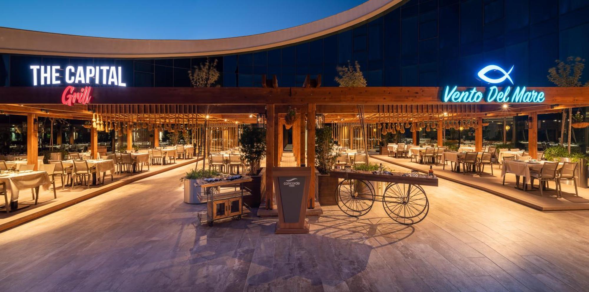 Concorde Tower Hotel & Casino ニコシア エクステリア 写真 Vento restaurant